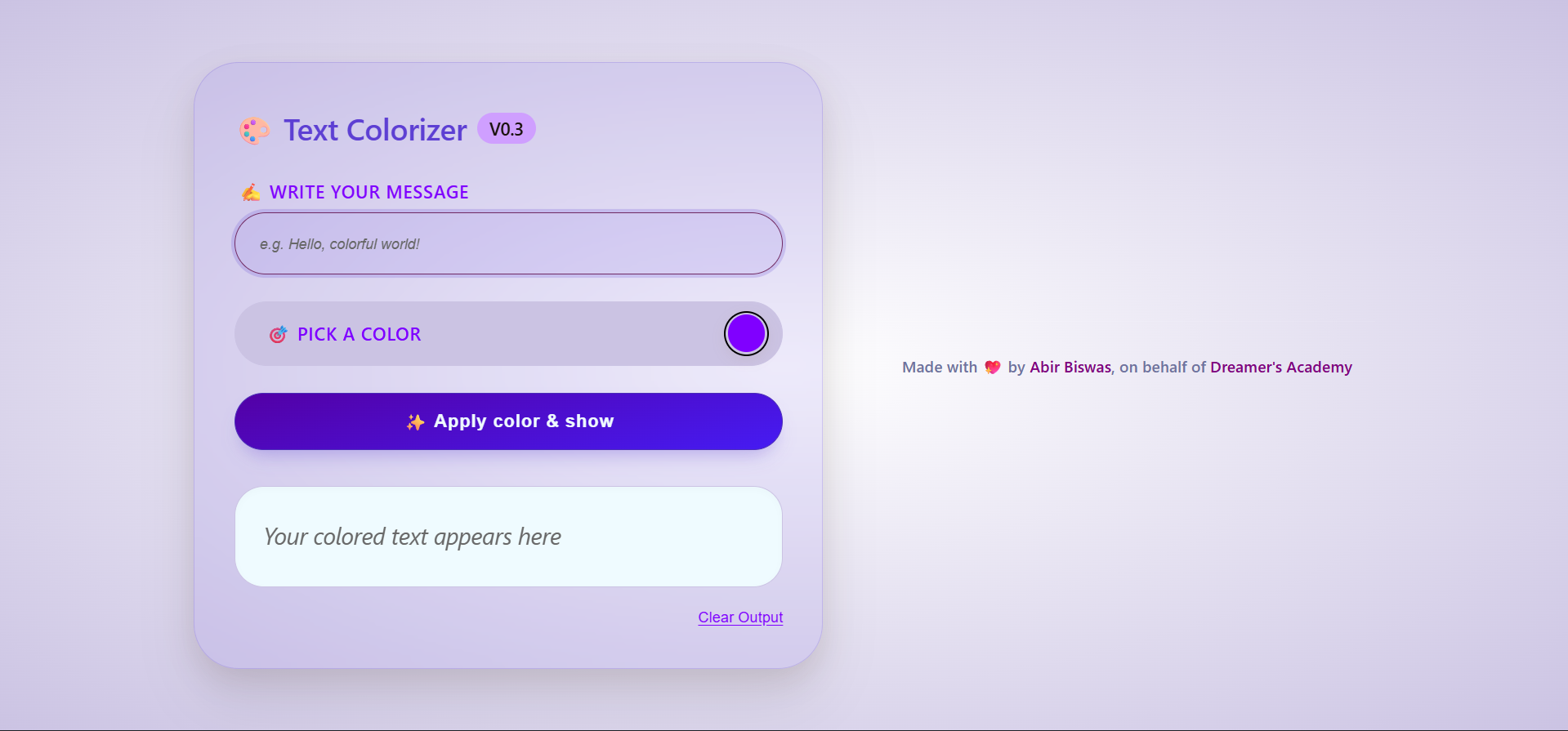 Glassmorphic Design System