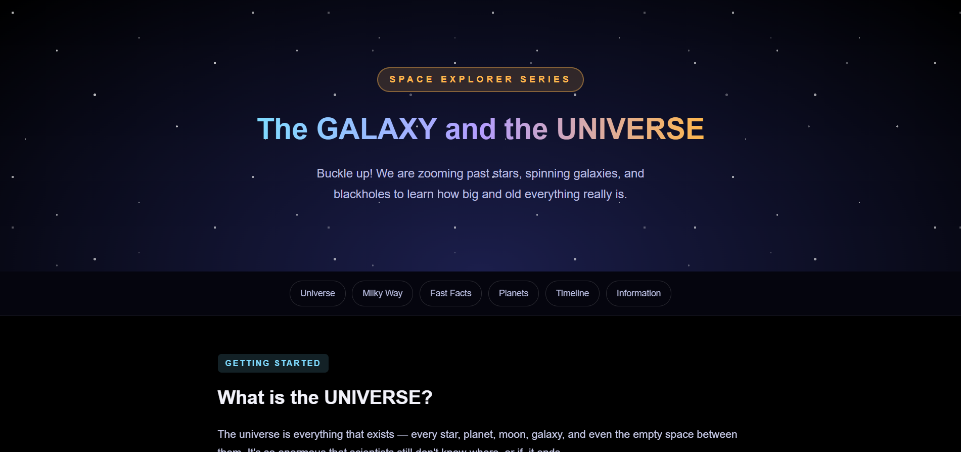 Universe Magazine Preview